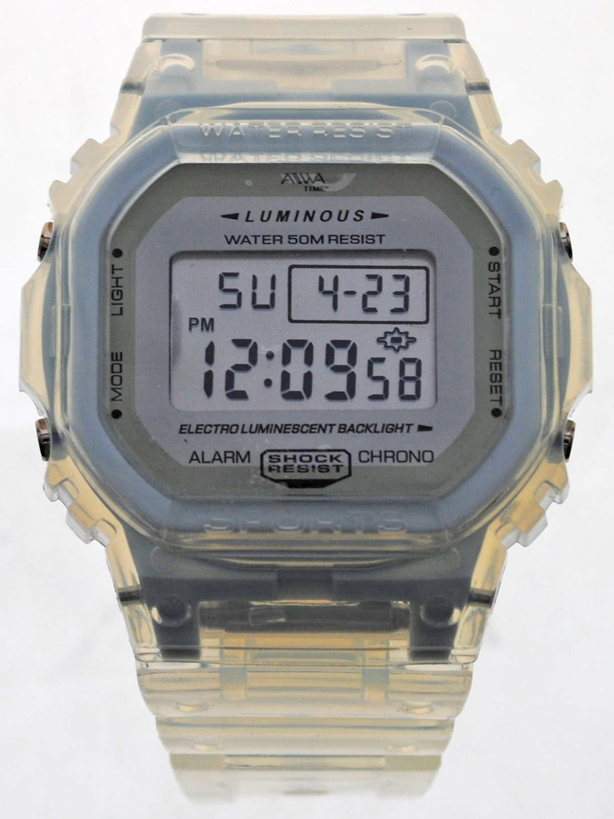 art. 10314 018GR - AIWA Time - Reloj Digital Crono Alarma, Dama, AIWA Time, Sumergible 5 ATM