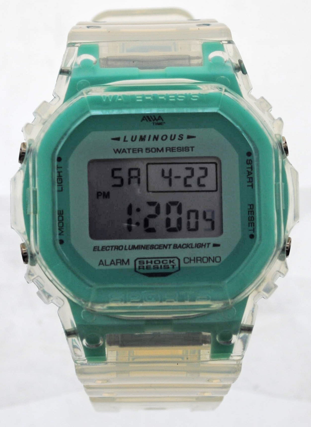 art. 10314 018VD - AIWA Time - Reloj Digital Crono Alarma, Dama, AIWA Time, Sumergible 5 ATM