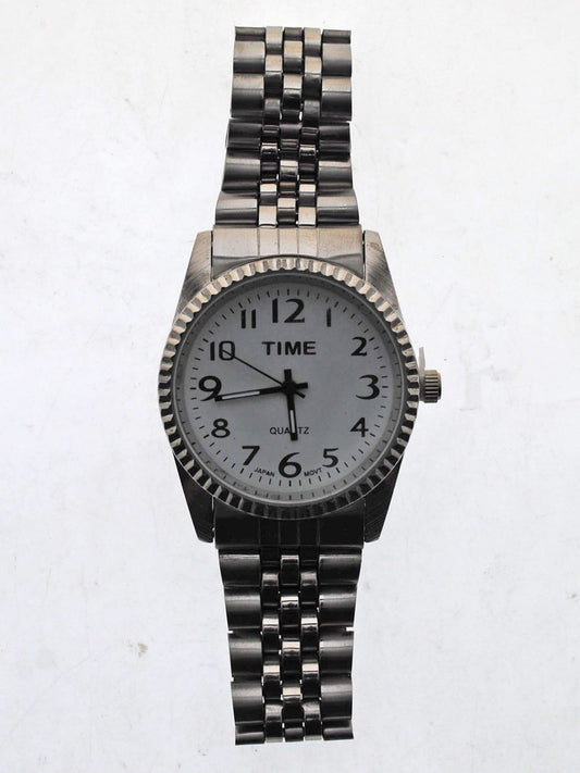 art. 1092 087BL - TIME - Reloj análogo, Malla Metal, Caballero