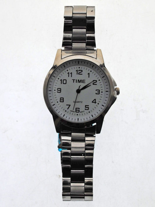 art. 1092 093BL - TIME - Reloj análogo, Malla Metal, Caballero