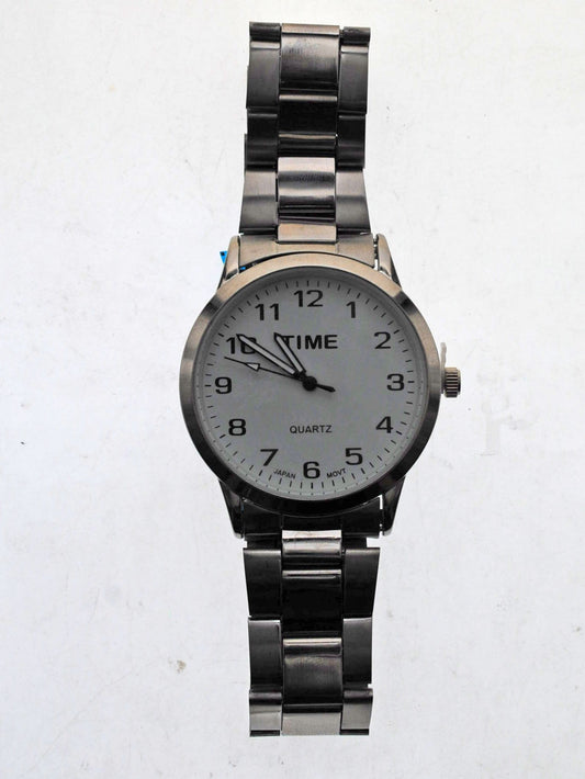 art. 1092 100BL - TIME - Reloj análogo, Malla Metal, Caballero