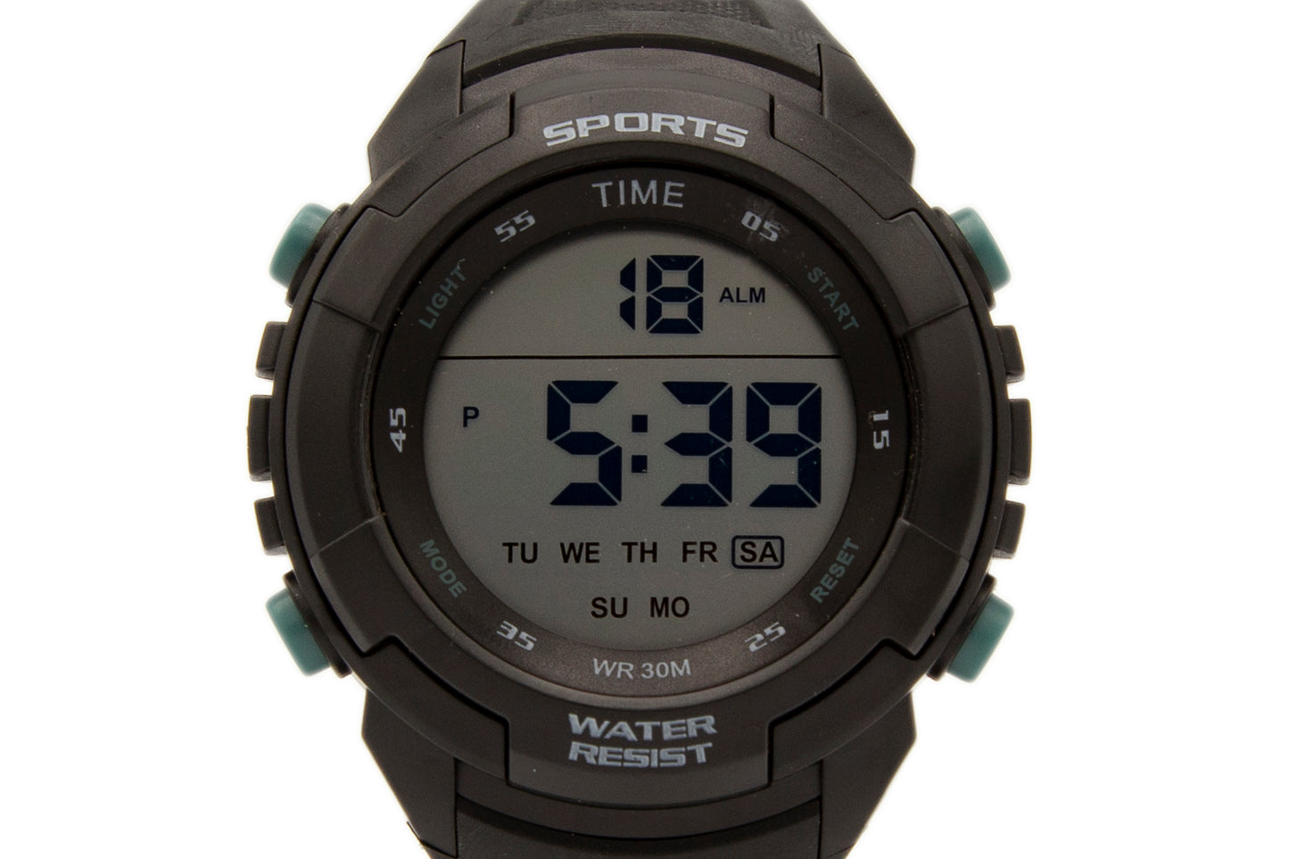 art. 1190 039GR - TIME - Reloj Digital Crono Alarma, Caballero, Sumergible 3 ATM