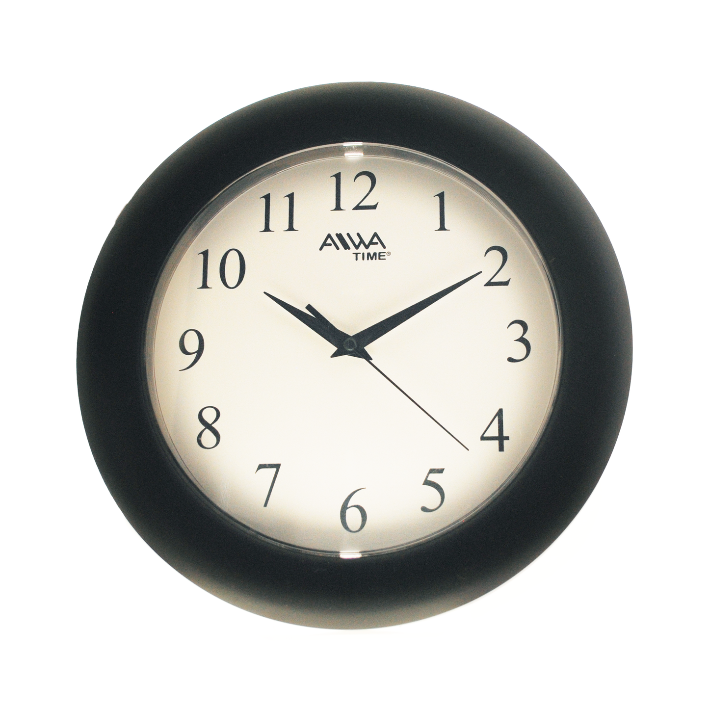 art. 012 - AIWA-TIME - Reloj de Pared Negro 24cm