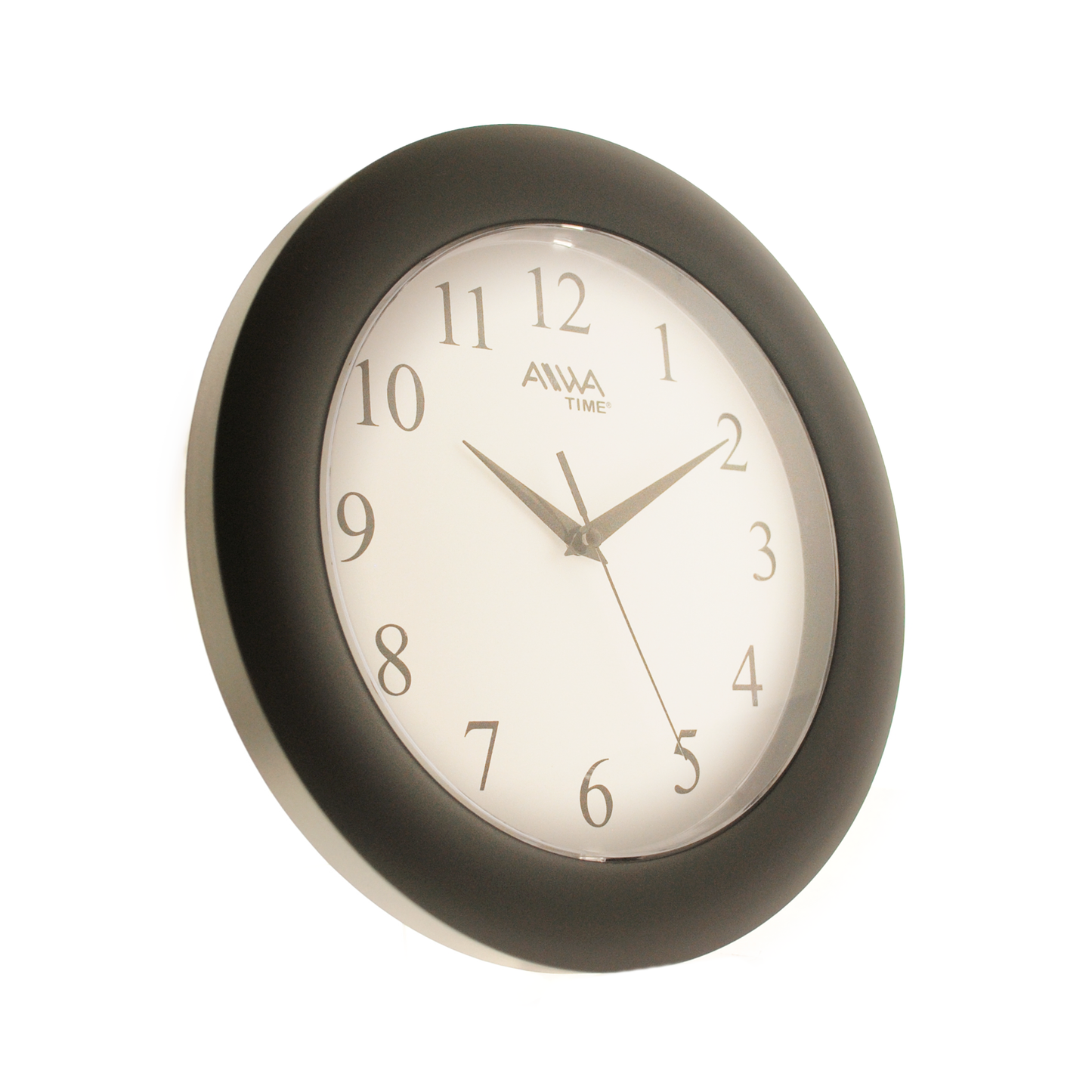 art. 012 - AIWA-TIME - Reloj de Pared Negro 24cm