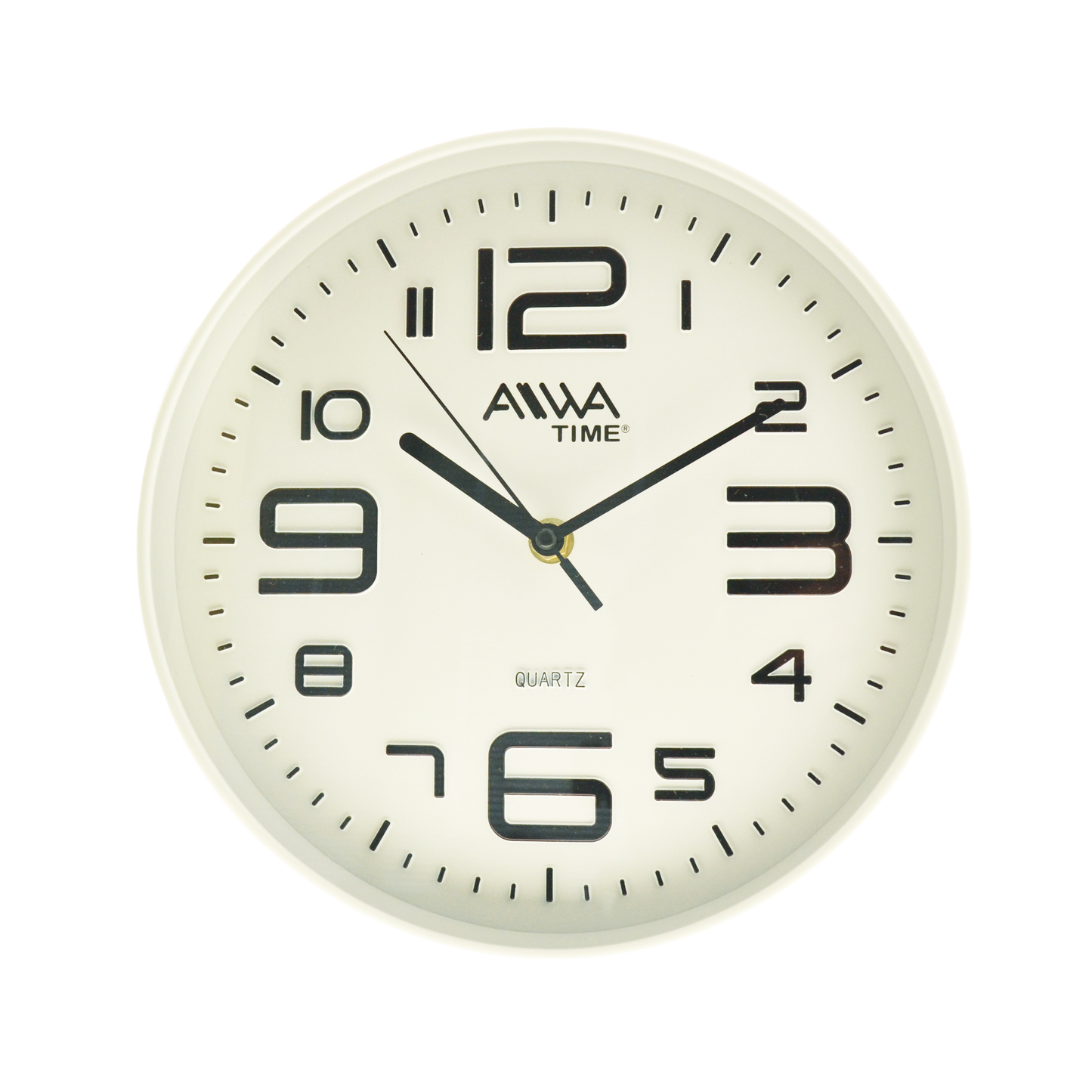 art. 005 - AIWA-TIME - Reloj de Pared Blanco 24cm