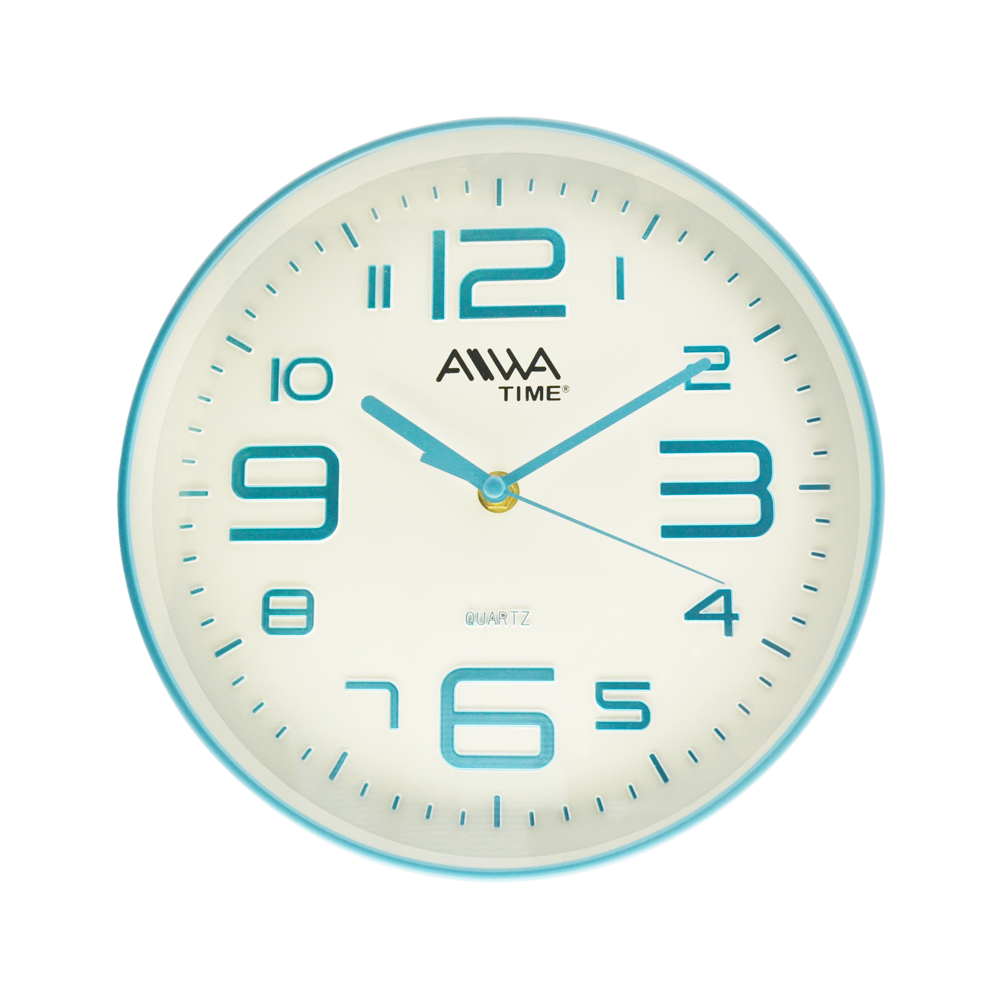 art. 005 - AIWA-TIME - Reloj de Pared Celeste 24cm