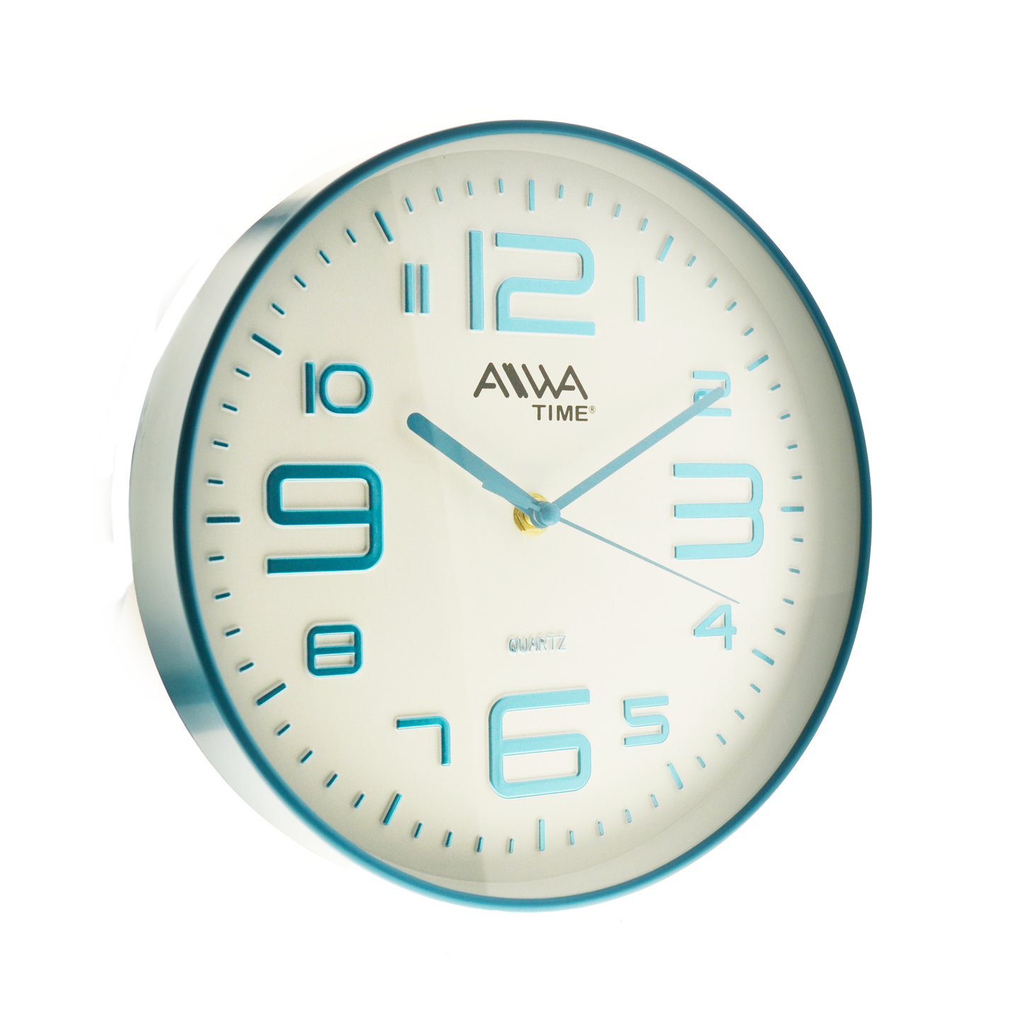 art. 005 - AIWA-TIME - Reloj de Pared Celeste 24cm