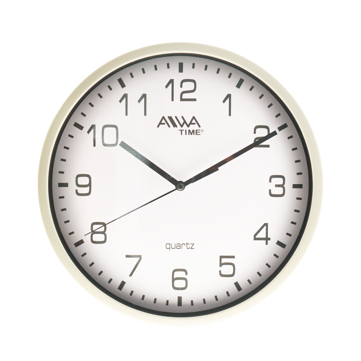 art. 006 - AIWA-TIME - Reloj de Pared Blanco 22cm