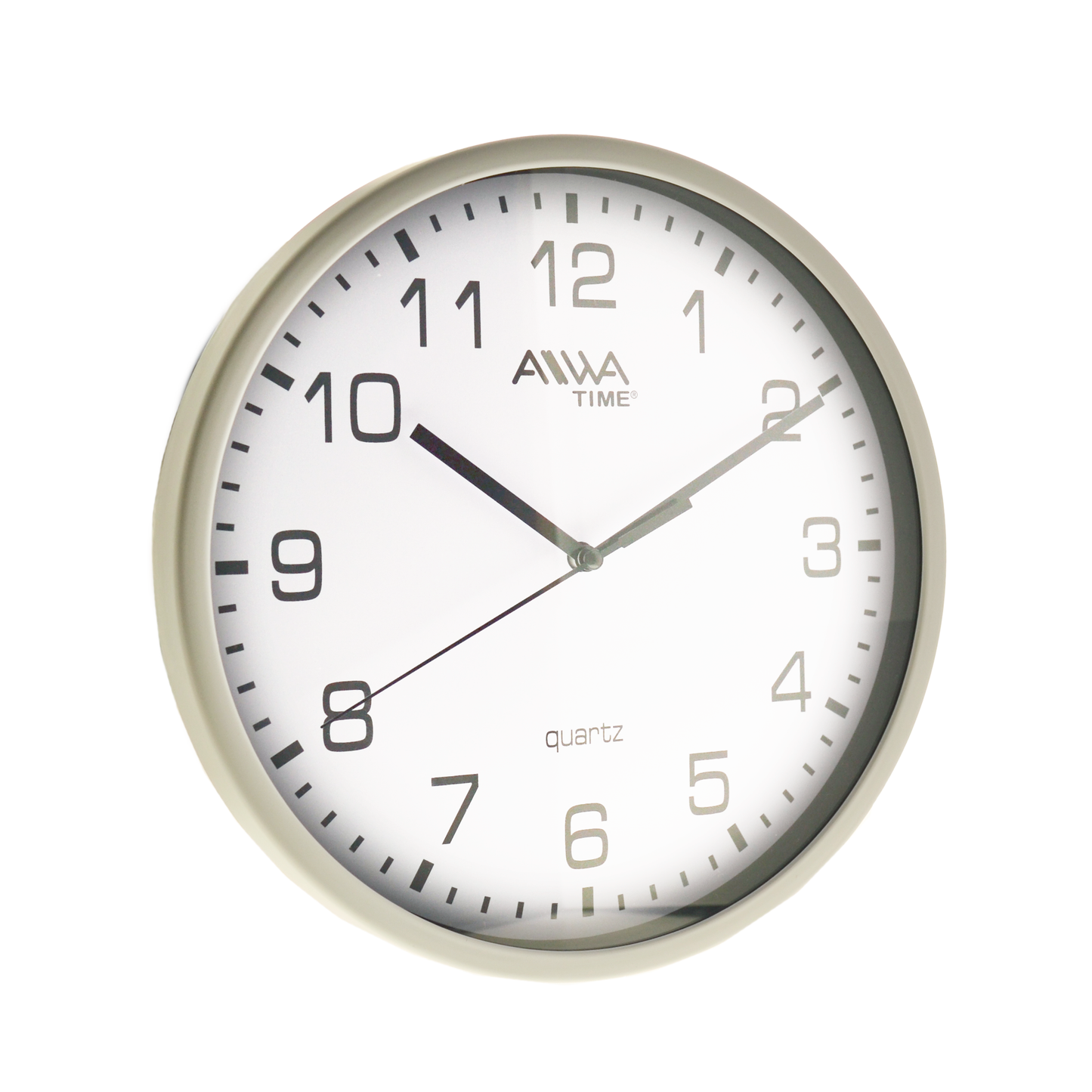 art. 006 - AIWA-TIME - Reloj de Pared Blanco 22cm