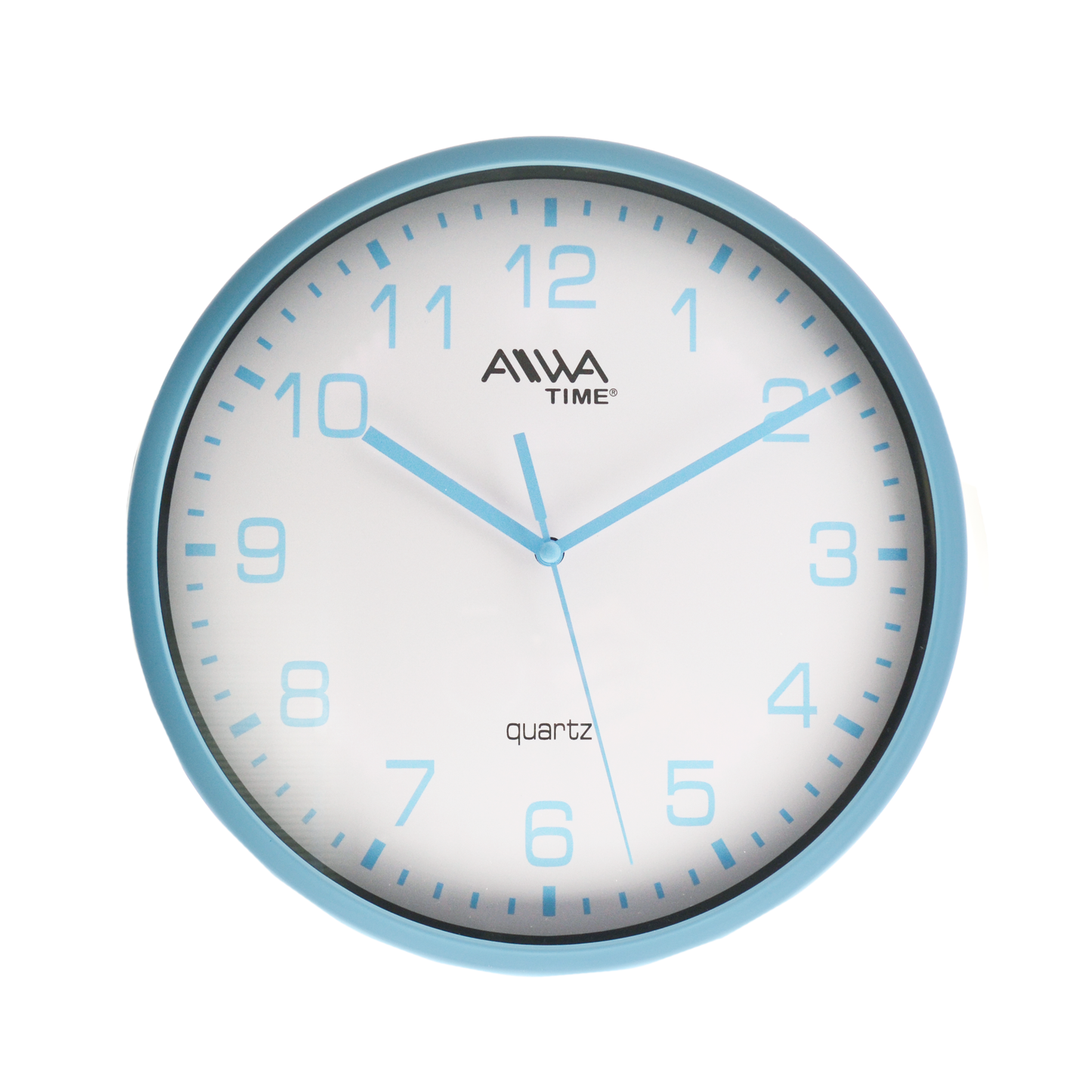 art. 006 - AIWA-TIME - Reloj de Pared Celeste 22cm