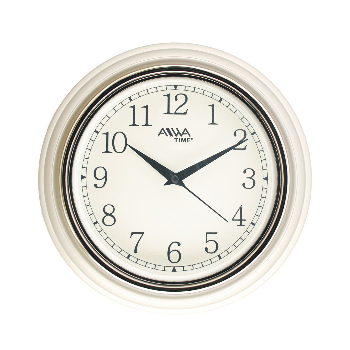 art. 009 - AIWA-TIME - Reloj de Pared Blanco 18cm