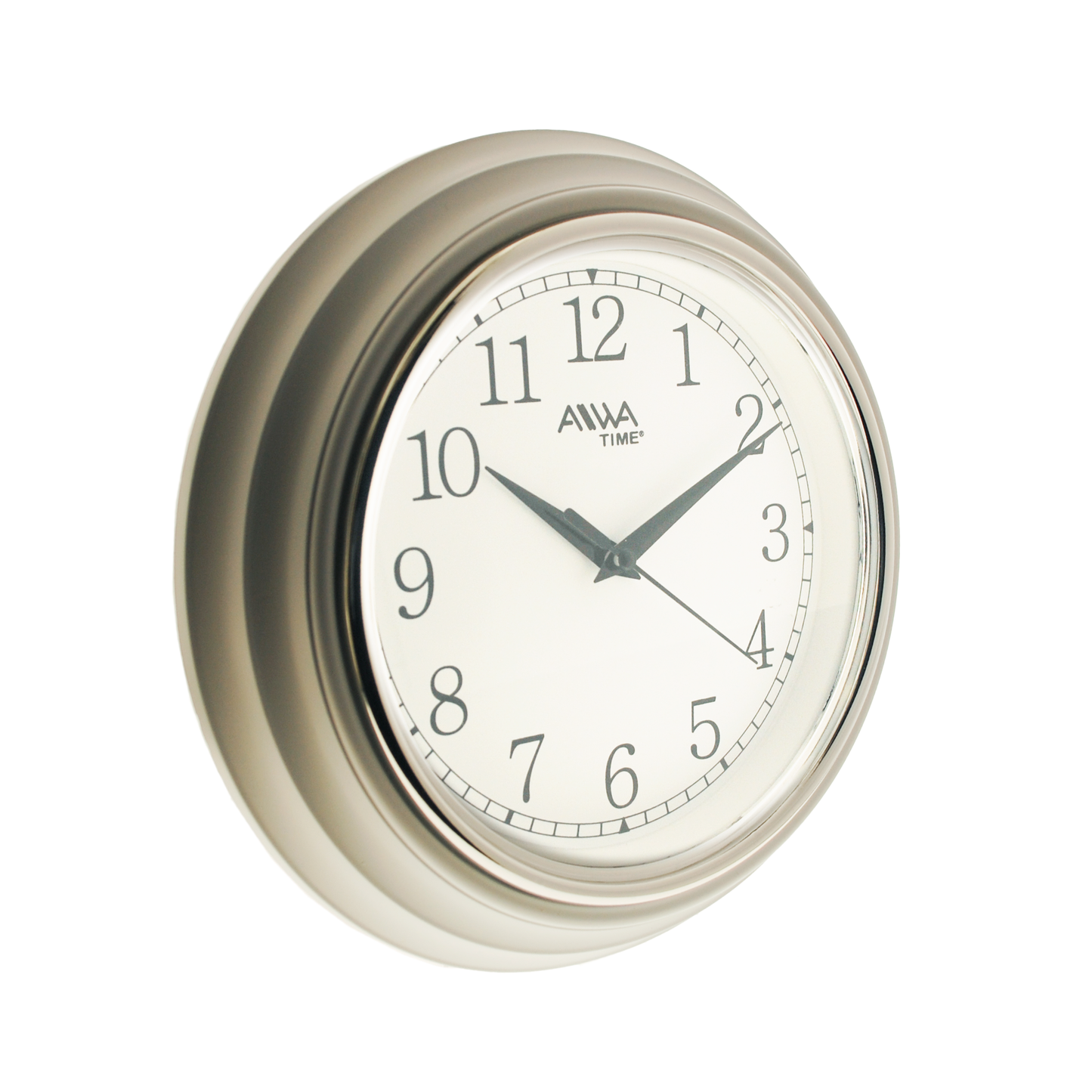 art. 009 - AIWA-TIME - Reloj de Pared Blanco 18cm