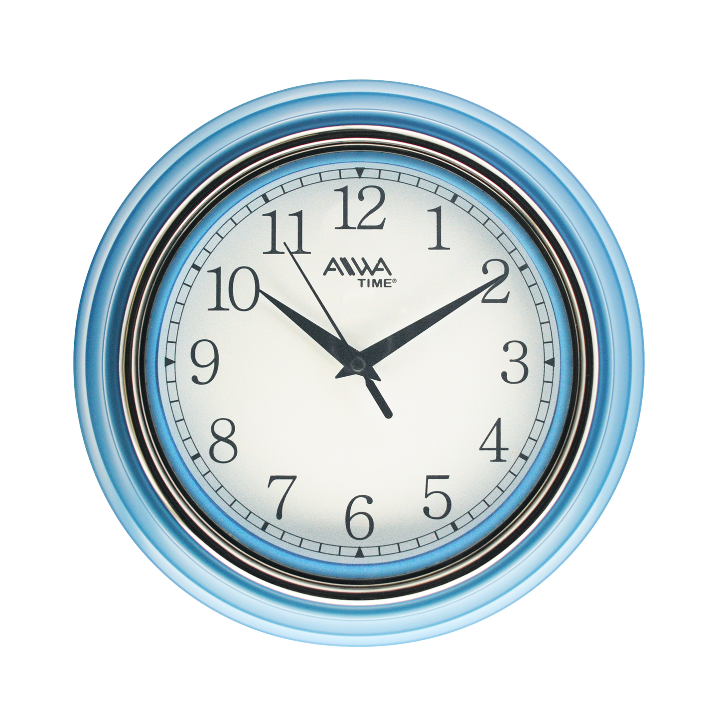 art. 009 - AIWA-TIME - Reloj de Pared Celeste 18cm