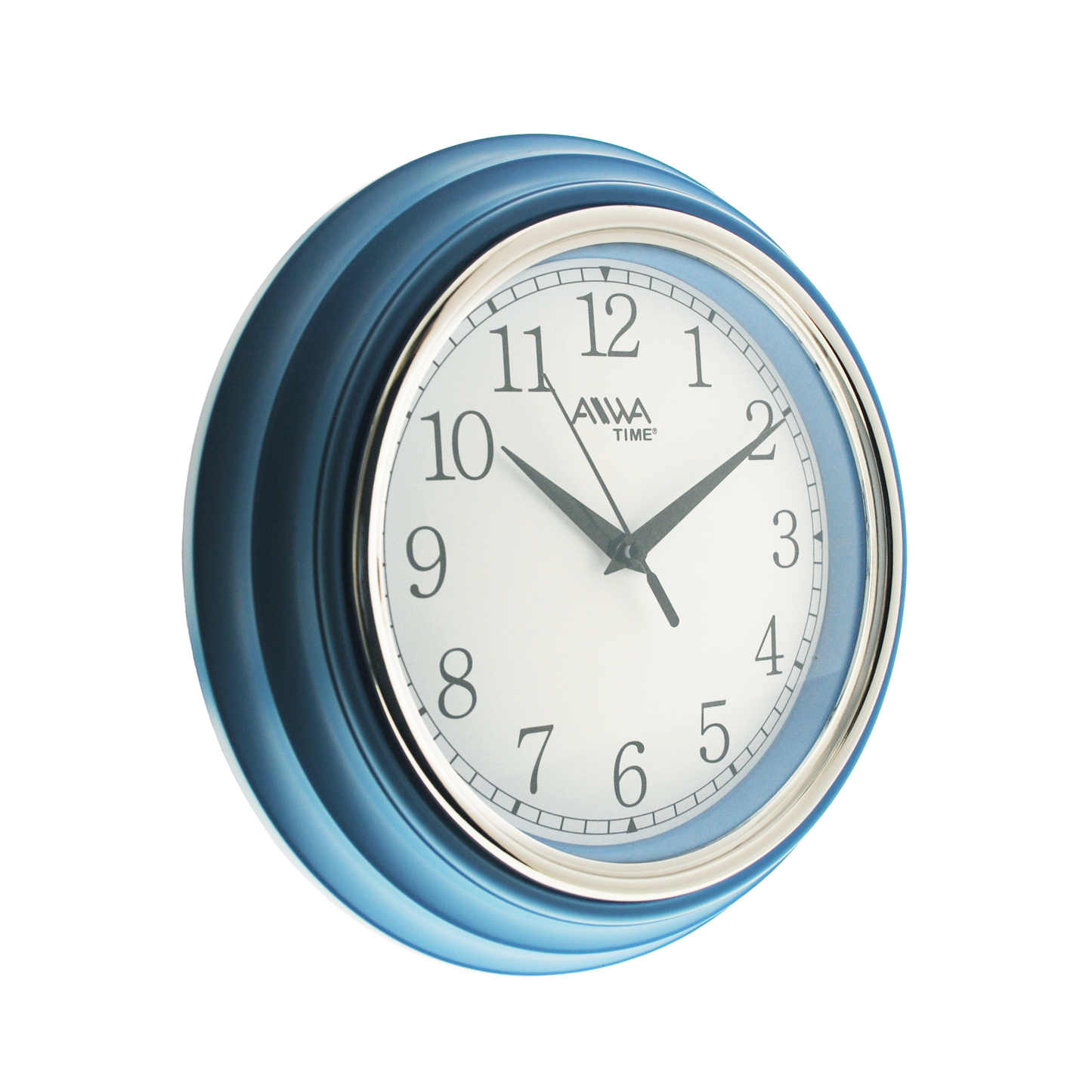 art. 009 - AIWA-TIME - Reloj de Pared Celeste 18cm