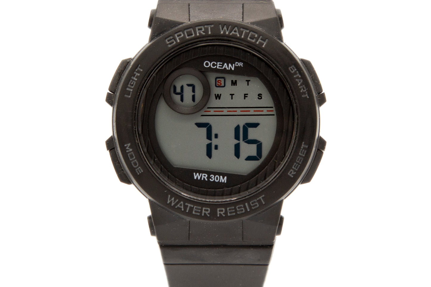 art. 1190 021NG - OCEAN DR - Reloj Digital Crono Alarma, Dama, Sumergible 3 ATM