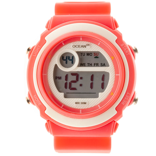 art. 1190 001RJ - OCEAN DR - Reloj Digital Crono Alarma, Dama, Sumergible 3 ATM