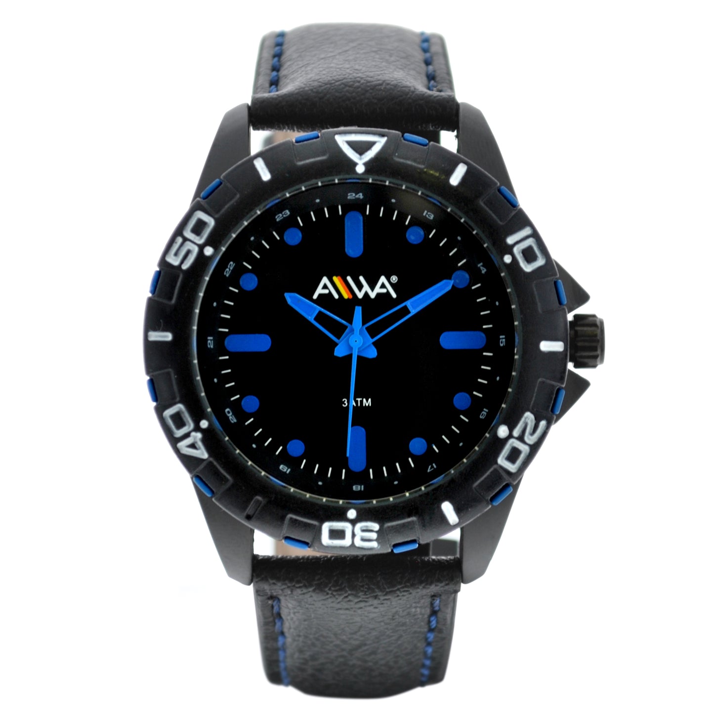 art. 10306 013AZ - AIWA Time - Reloj Cuero AIWA Time, Caballero, Sumergible, 5ATM