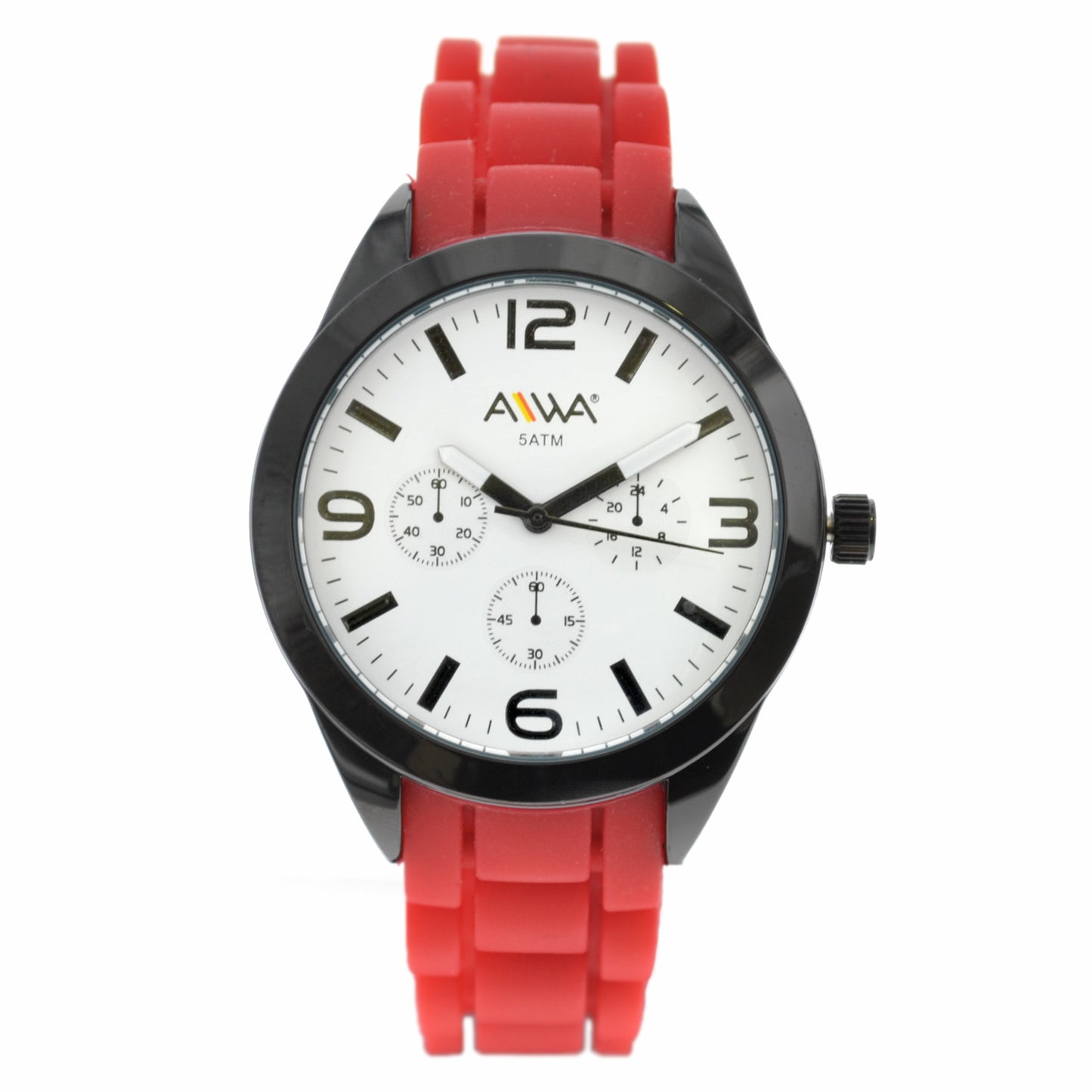 art. 10307 001RJ - AIWA Time - Reloj Silicona AIWA Time, Caballero, Sumergible, 5ATM