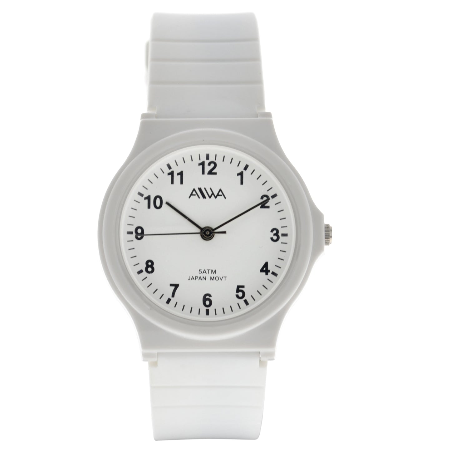 art. 10304 014BL - AIWA Time- Reloj análogo, Caucho, Sumergible, tipo MQ24