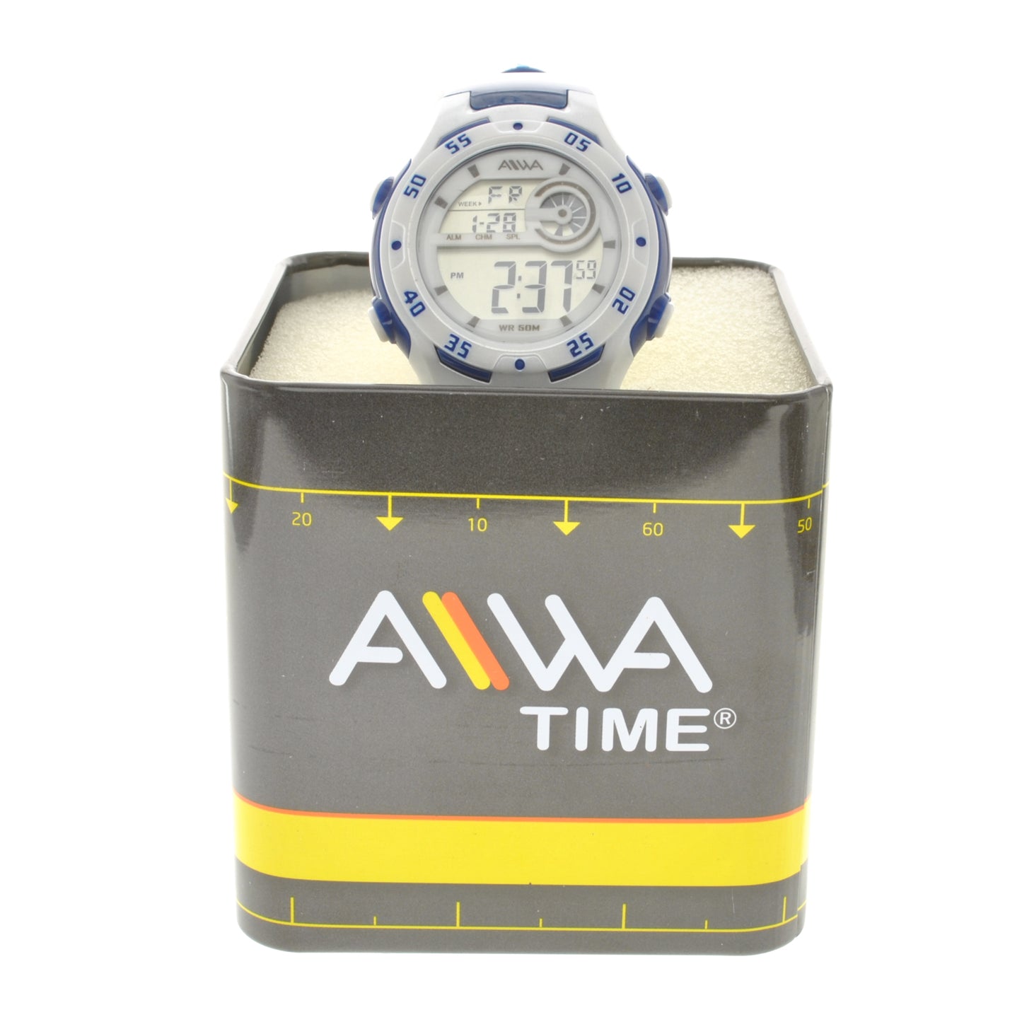 art. 10314 004AZ - AIWA Time - Reloj Digital Crono Alarma, Dama, AIWA Time, Sumergible 5 ATM