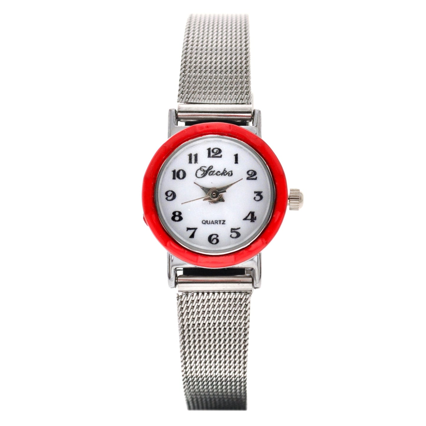 art. 1034 002RJ - SACKS - Reloj análogo, Malla Metal tipo Mesh, Dama