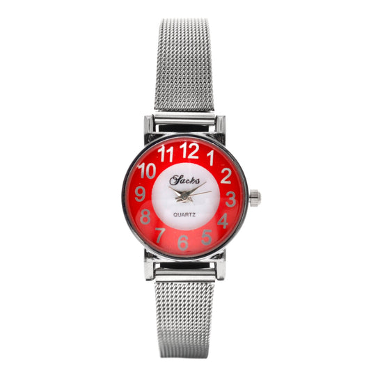 art. 1034 003RJ - SACKS - Reloj análogo, Malla Metal tipo Mesh, Dama