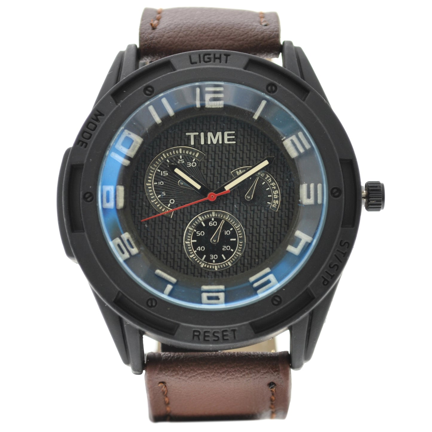 art. 1032 004MN - TIME - Reloj análogo, Malla Cuero, Caballero, Casual