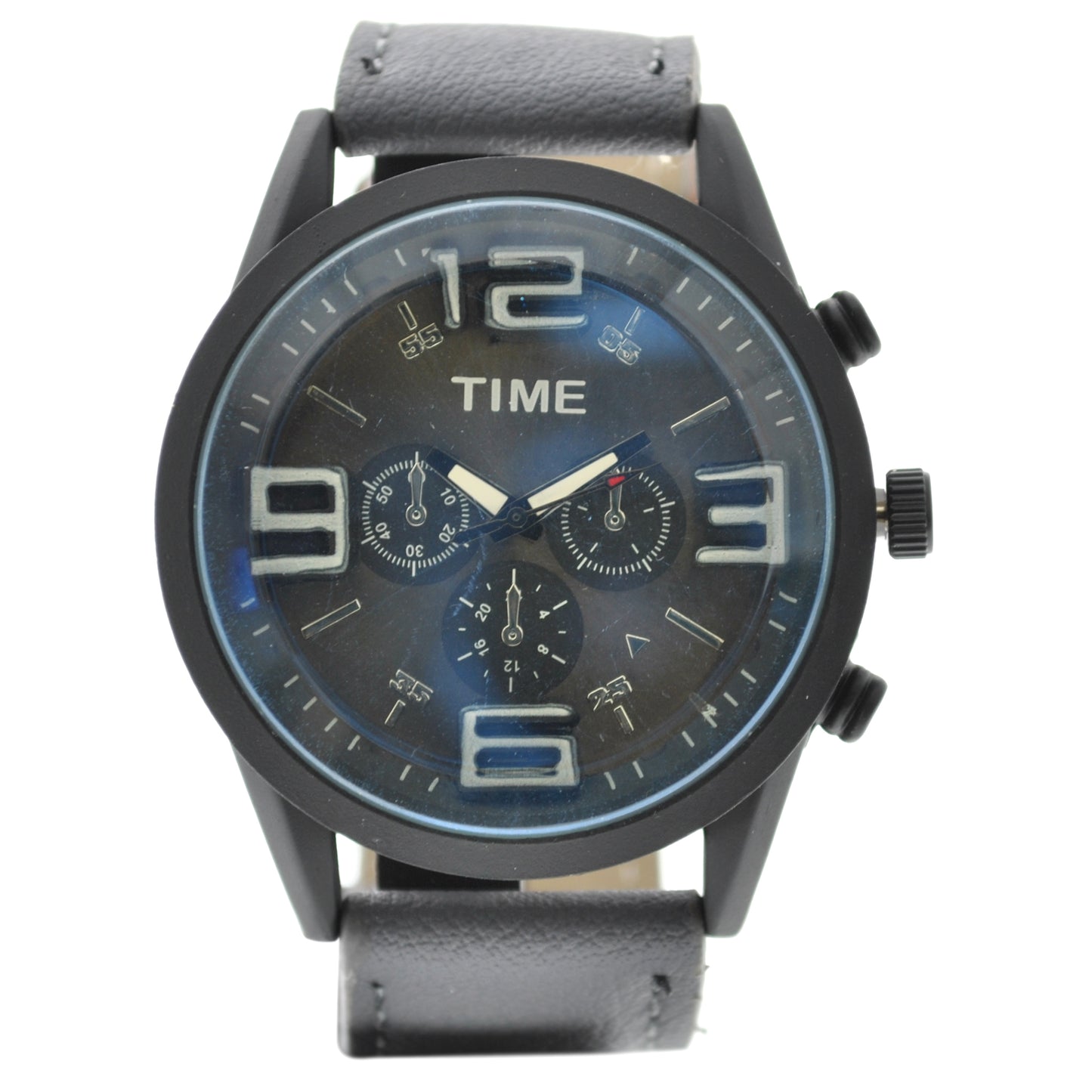 art. 1032 008VD - TIME - Reloj análogo, Malla Cuero, Caballero, Casual