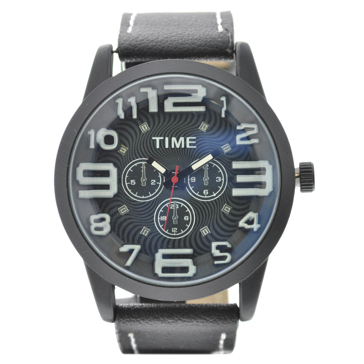 art. 1032 011BL - TIME - Reloj análogo, Malla Cuero, Caballero, Casual