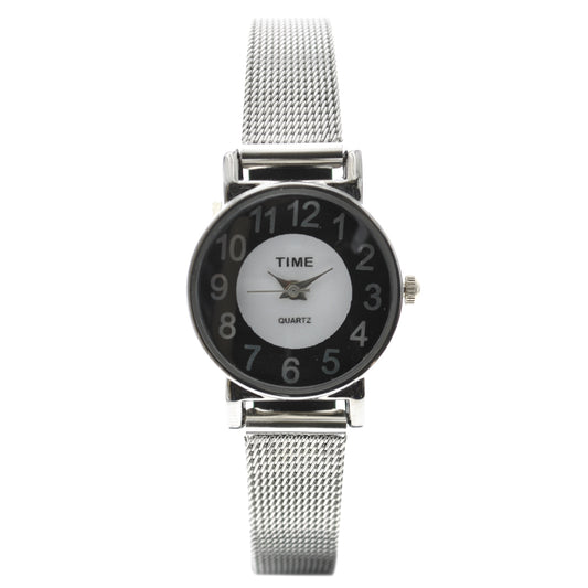 art. 1034 003NG - TIME - Reloj análogo, Malla Metal tipo Mesh, Dama