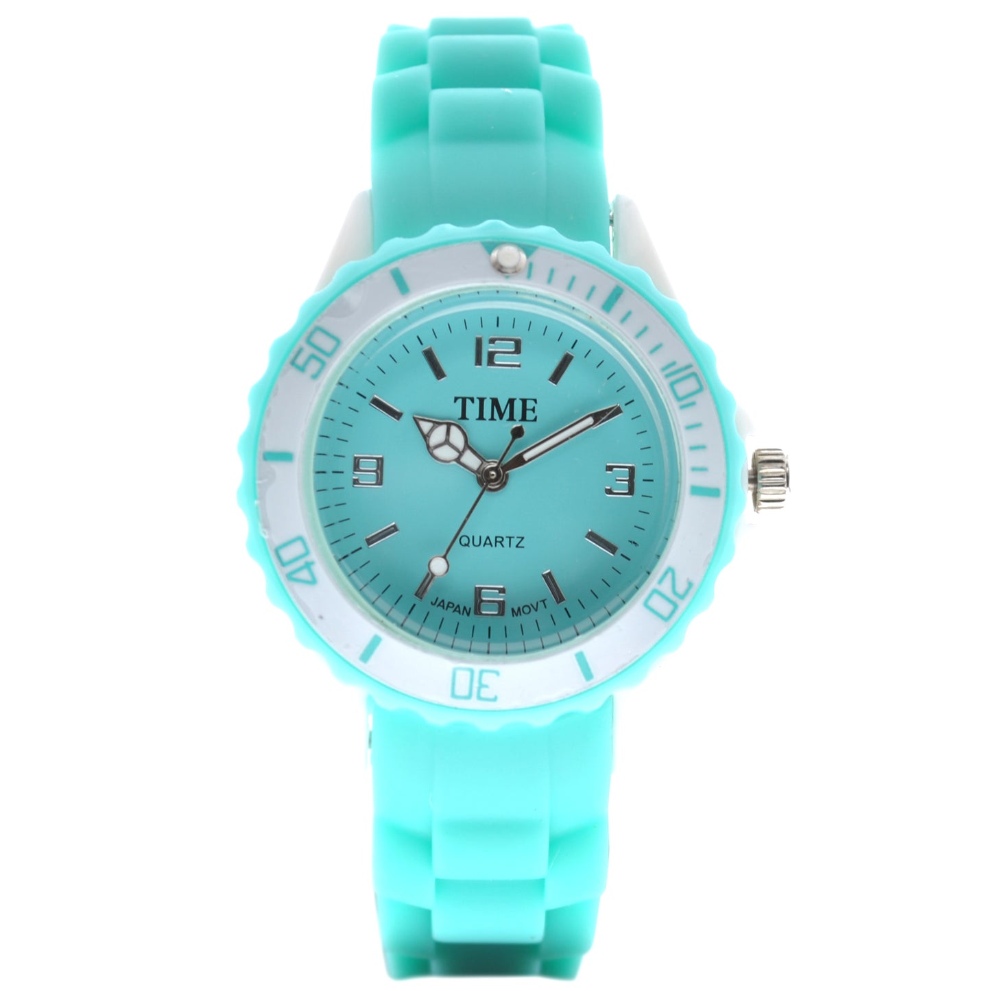 art. 1169 001VD - TIME - Reloj análogo, Malla silicona color, Dama