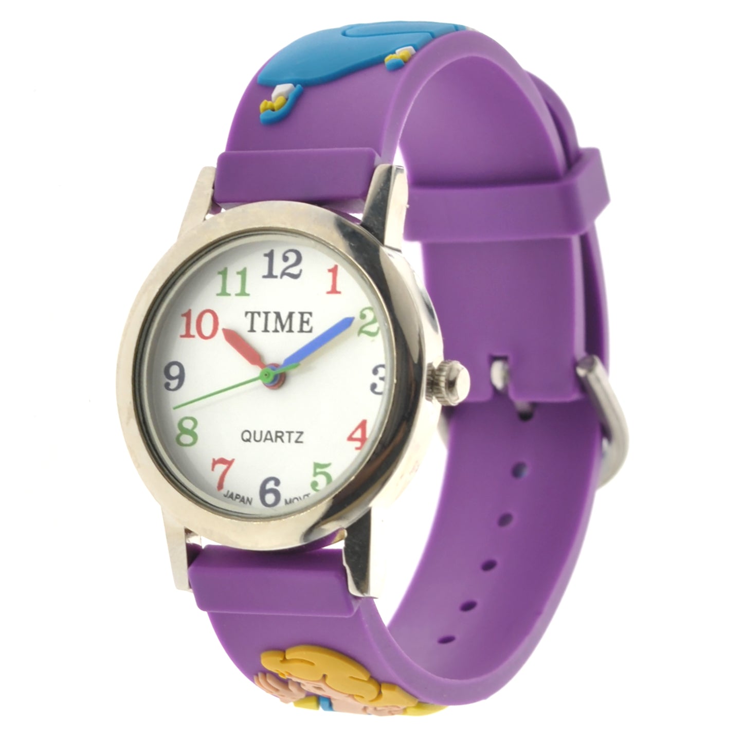 art. 1095 001VT - TIME - Reloj análogo, Malla plastica, Infantil