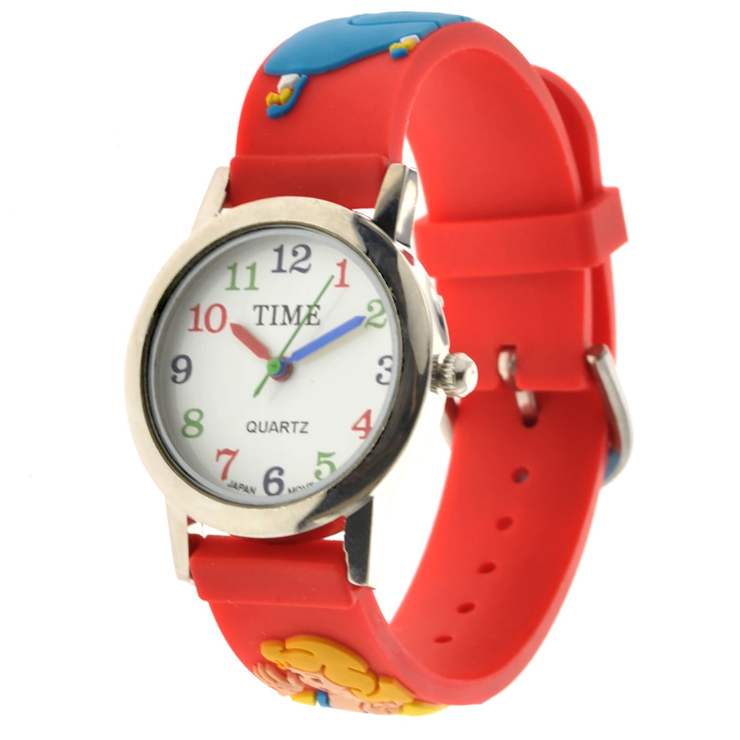 art. 1095 001RJ - TIME - Reloj análogo, Malla plastica, Infantil