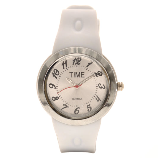 art. 1192 008BL - TIME - Reloj Análogo Caucho, Dama, Sumergible 3 ATM