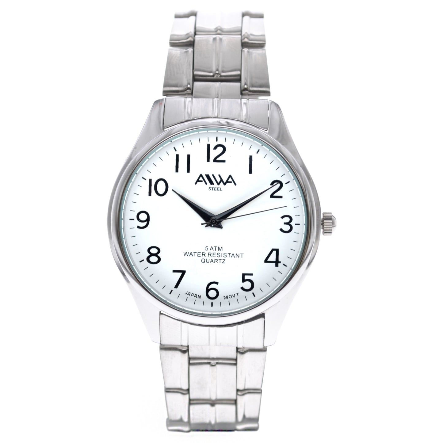 art. 10300 018BL - AIWA Time - Reloj Acero, Caballero, Sumergible, 5ATM