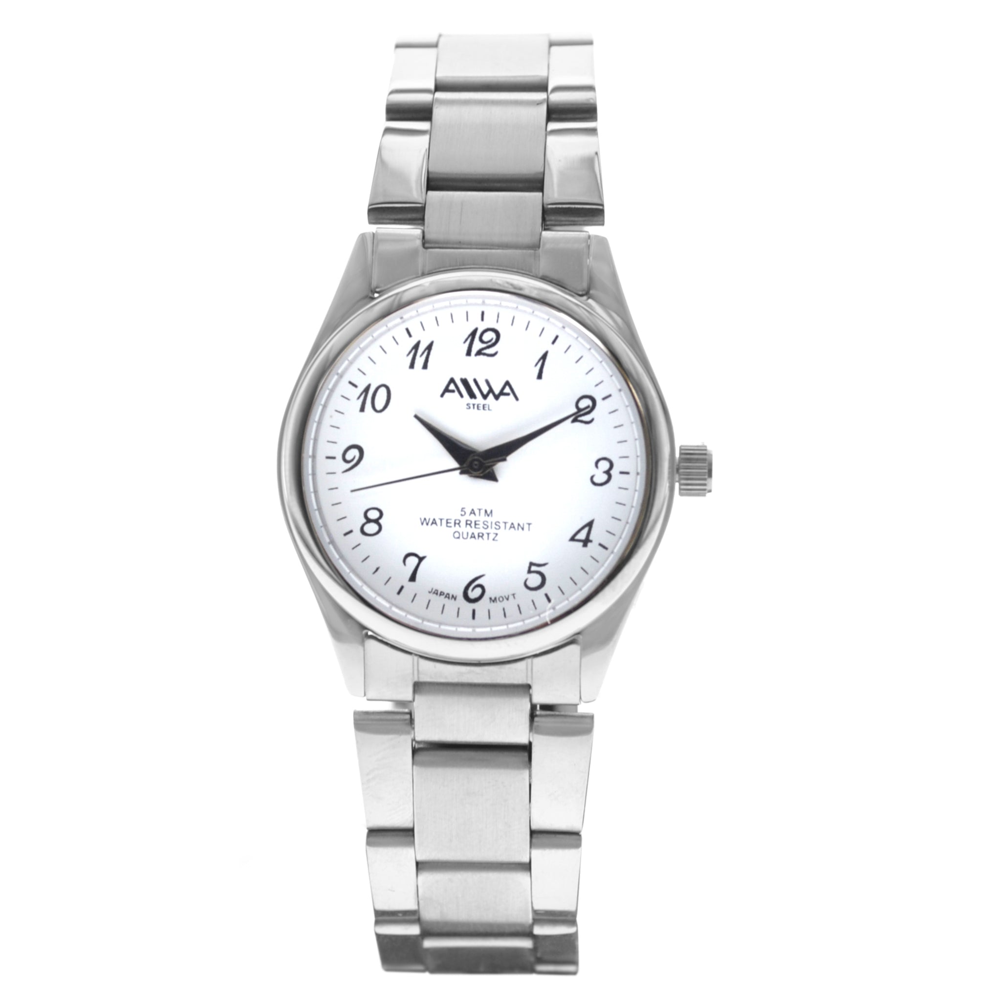 art. 10300 006BL AIWA Time Reloj Acero Dama Sumergible 5ATM