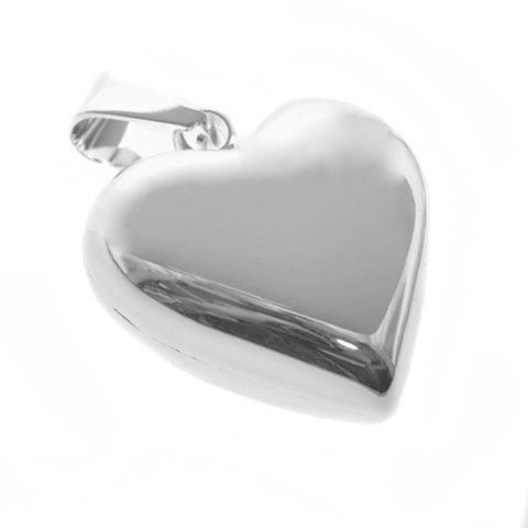 Dije acero blanco corazon inflado 3.5 cm D&K - 1300CZ-12