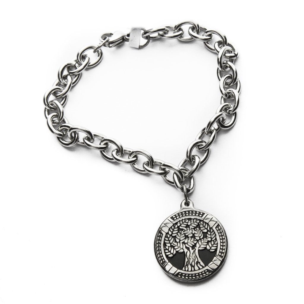 Pulsera Tiffany Con Medalla Arbol De La Vida / 600AV-2