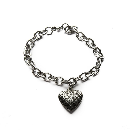 Pulsera Tiffany Con Dije Corazón / 600CZ-6