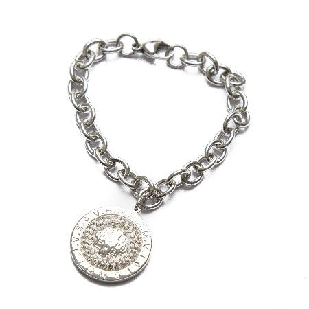 Pulsera D&K Con Medalla San Benito Con Cubik / 600RE-64