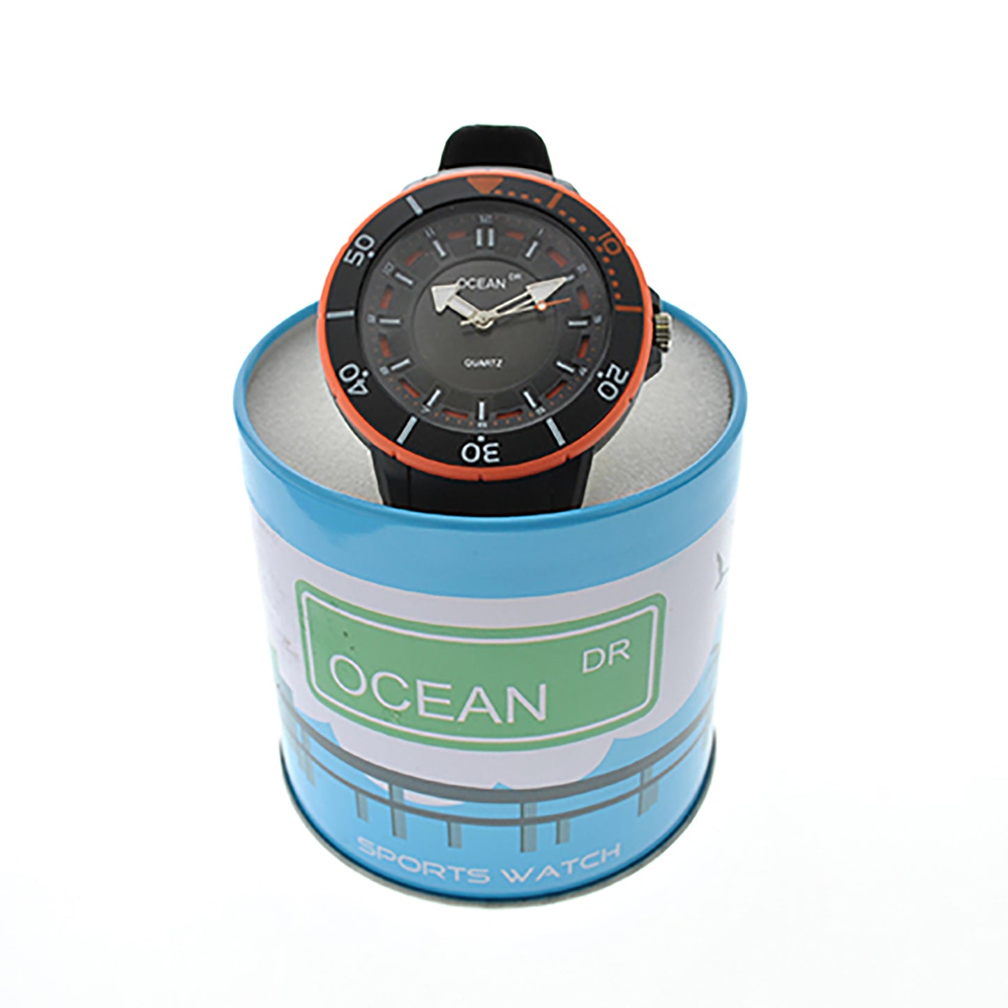 art. 1192 003NJ - OCEAN DR - Reloj Análogo Caucho, Caballero, Sumergible 3 ATM