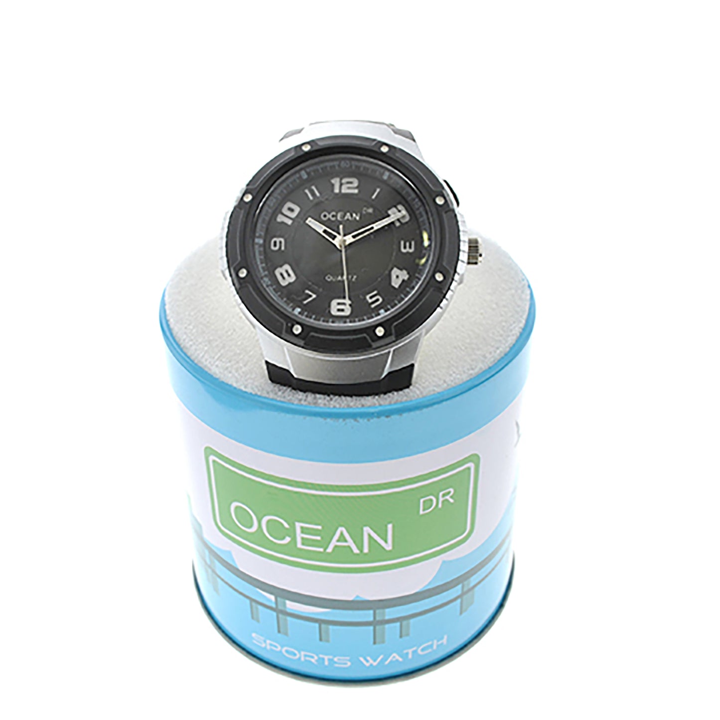 art. 1192 008PL - OCEAN DR - Reloj Análogo Caucho, Caballero, Sumergible 3 ATM