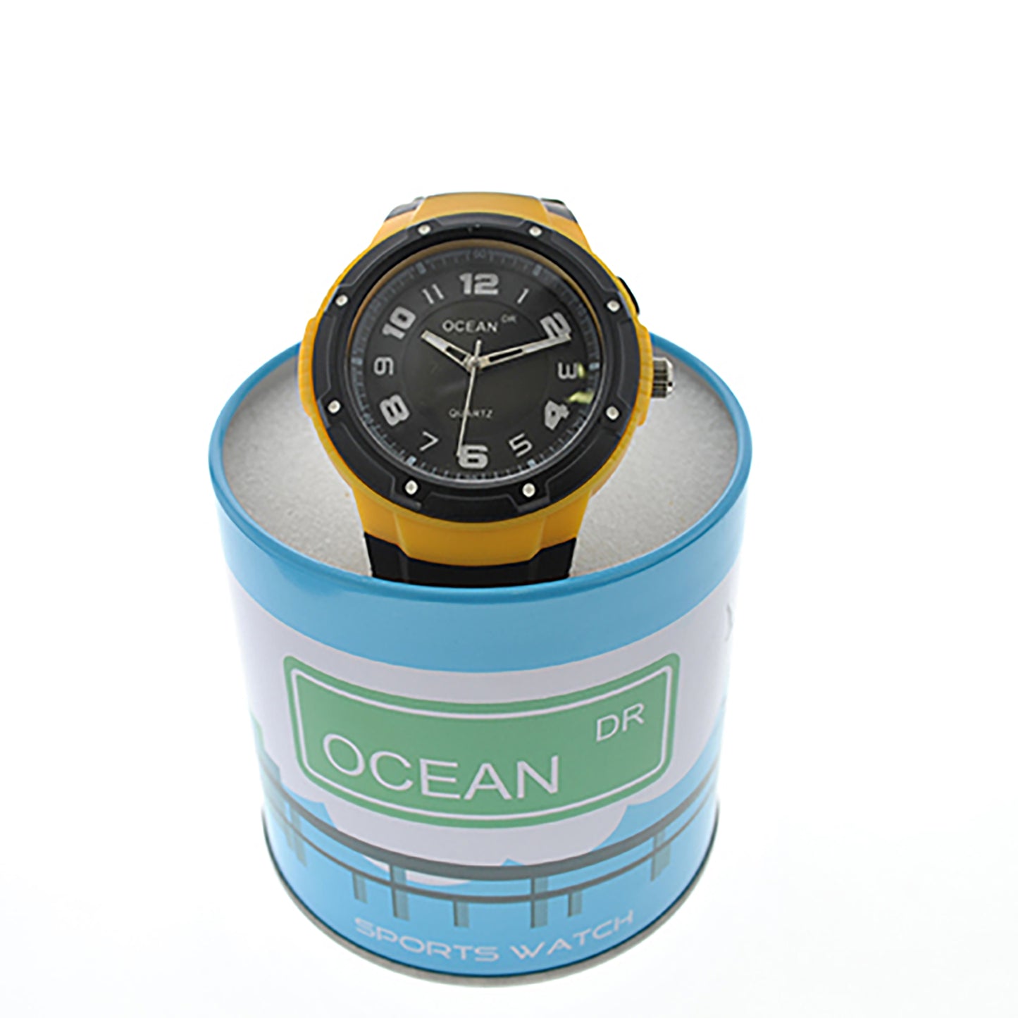 art. 1192 008AM - OCEAN DR - Reloj Análogo Caucho, Caballero, Sumergible 3 ATM