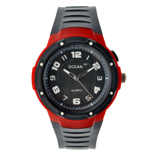 art. 1192 008RJ - OCEAN DR - Reloj Análogo Caucho, Caballero, Sumergible 3 ATM