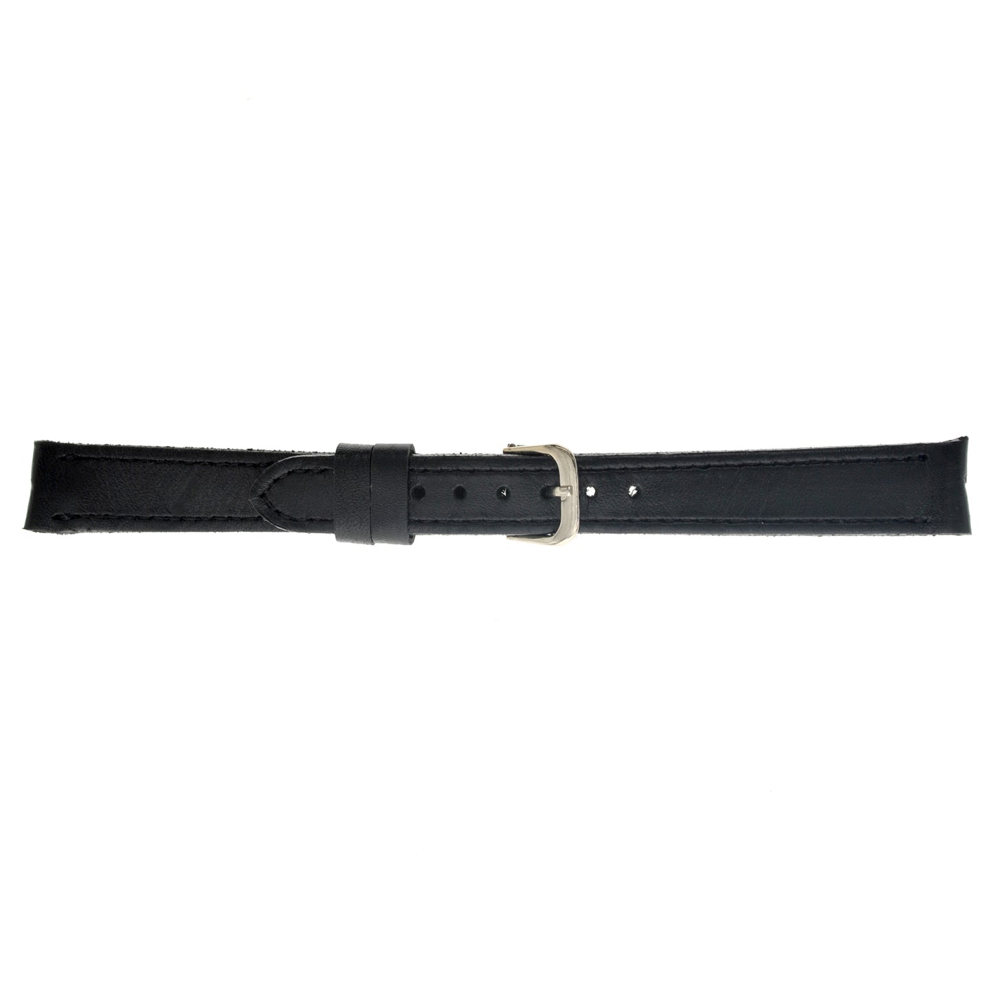 Malla para Reloj Pulsera, Cuero Luppi 14 MM Negra