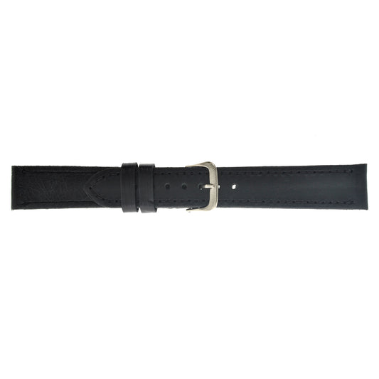 Malla para Reloj Pulsera, Cuero Luppi 18 MM Negra